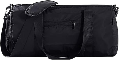 Sports Gym Luggage Travel Bag for Men and Women, Sports Gym Bag, Exercise Duffel Bag, Large Capacity and Light to Carry, Waterproof and Dirt-resistant Foldable Travel Bag ,Gear Black