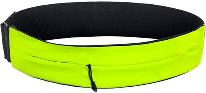 AnsrJ Adjustable Running Belt, Runners Fanny Pack for Women & Men.hidden money belt for travel. Slim Thin Elastic Waistband.Workout Fitness Exercise Gym Phone Holder Belt.