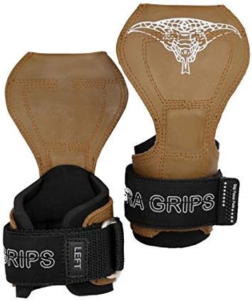 Cobra Grips PRO Weight Lifting Gloves Heavy Duty Straps Alternative with Power Lifting Hooks Padded Wrist Support for Deadlifts & Bodybuilding