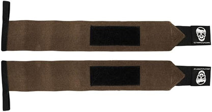 Wrist Wraps Weightlifting - Stiff Heavy Duty 18 inch Wraps With Thick Thumb Loop For Powerlifting, Bodybuilding, Cross Training, & Heavy Presses