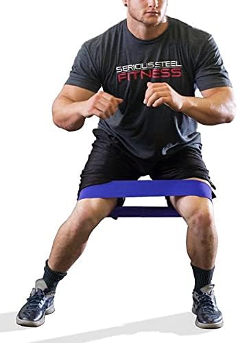 Serious Steel Fitness Hip and Glute Activation Band | Squat & Deadlift Warm-up Band for HIPS and Glutes