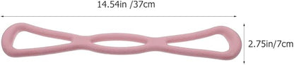Yoga Stretch Band 14.57 Inch Fitness Resistance Strap for Full Body Workout Pilates and Stretching Exercise