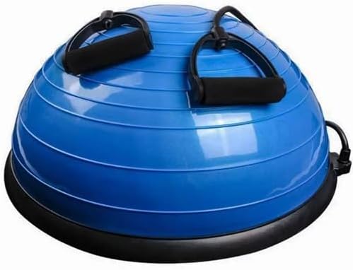 French Fitness Half Ball Balance Trainer w/Resistance Bands (New)