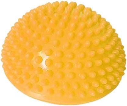 Half Balance Training Ball - Small PVC Semi-Round Stability Trainer with Textured Non-Slip Surface - Balance Board for Core Workouts