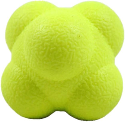 Reaction Balls 4 Pack, 2.2-2.8 Inch - Hand-Eye Coordination Trainer, Reflex & Agility Training Equipment for Baseball, Handball, Sports & Fitness for Outdoor Fun, (only for 12+ Adults)