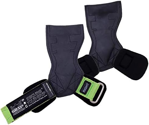 Lifting Grips PRO Weight Gloves Heavy Duty Barbell Gymnastics Straps Alternative to Power Hooks Deadlifts Adjustable Neoprene Padded Wrist Wrap