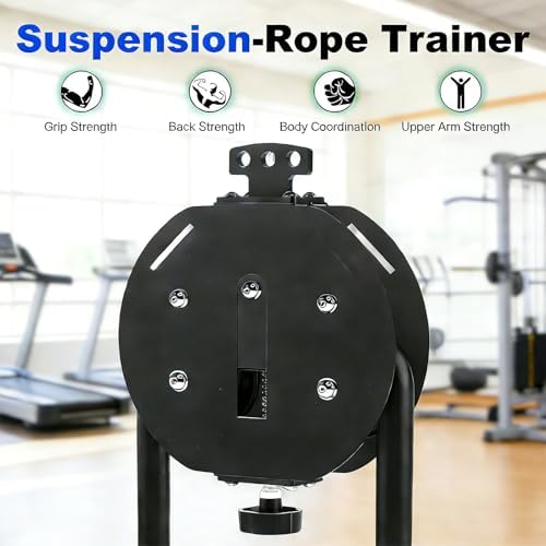 Endless Rope Machine for Home Gym - Adjustable Tricep Rope, 330lb Capacity, 30kg Max Resistance for Full Body Workout, Cardio, HIIT & Strength Training Equipment
