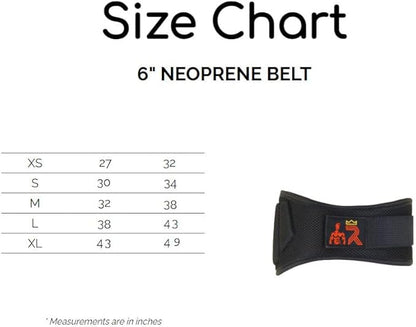 Men's & Women's Workout Back Support for Lifting Cross Training and Powerlifitng Weightlifting Belt 6" Inch Auto-Lock Weight Fitness Belt
