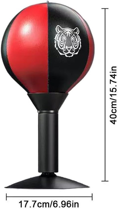 Desktop Punching Bag, Stress Buster with Suction Cup for Office Table and Counters,Super Strong Suction Speed Balls Heavy Duty Stress Relief Boxing Bag,Gag Gifts for Boss or Coworker