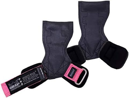 Lifting Grips PRO Weight Gloves Heavy Duty Barbell Gymnastics Straps Alternative to Power Hooks Deadlifts Adjustable Neoprene Padded Wrist Wrap