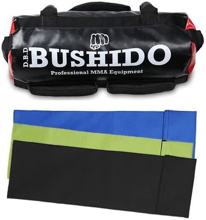 DBX BUSHIDO Unisex Adult DBX-PB-10 Sport Bulgarian 35 kg Sandbag Sandbag Fitness Sack Power Bag for Strength Training and Functional Training Empty Black One Size