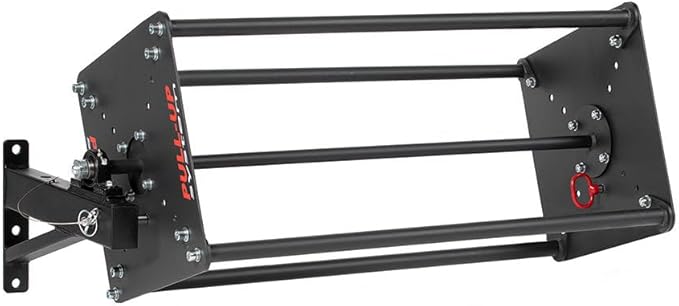 Titan Fitness T-3 and X-3 Series Revolving Pull-Up System, (4) 1.25" Skinny Pull-Up Bars, Lockable Bars, Power Rack Mounted for Full-Body Training