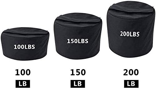 Training Sandbag Adjustable Heavy Duty Workout Sandbags Fitness Sandbags for Lifting Exercise Bodybuilding 200LBS Black