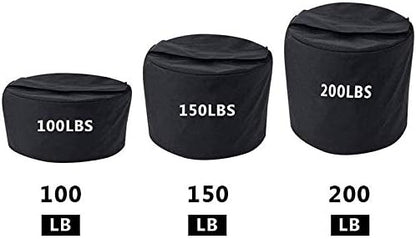 Training Sandbag Adjustable Heavy Duty Workout Sandbags Fitness Sandbags for Lifting Exercise Bodybuilding 200LBS Black