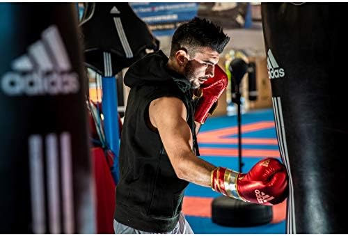 adidas Adi-Speed 501 Pro Kickboxing & Boxing Gloves for Men & Women – Leather Training Gloves for Heavy Bag, Sparring & Fitness