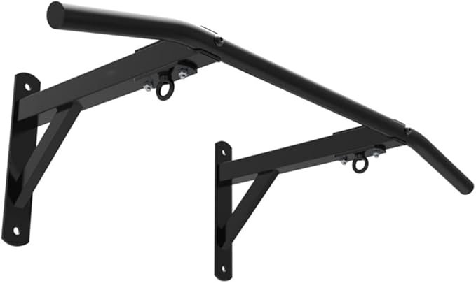Wall-Mounted Pull Up Bar, for Home Gym Workout Training Heavy Duty Fitness Bar, Home Fitness System with Grommets, 661 Lbs
