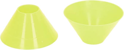 Tissting 20PCS Soccer Mini Disc Cones Set, Football Training Markers PE Sports Training Disc Cone Set for Sports Training, Football, Basketball, Skating, Outdoor Games