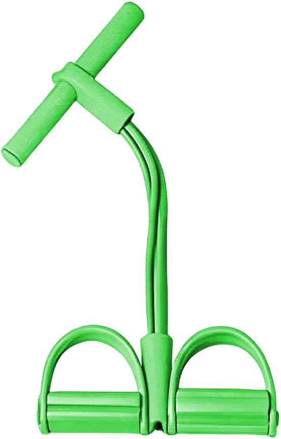Yoga Sports Crunches Elastic Pull Rope, Pedal Resistance Bands with Handles, Multifunctional Elastic Yoga Resistance Band for Abdomen/Waist/Arm/Leg Stretching Slimming Training