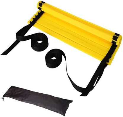 Acouto Speed Training Ladder with Nylon Rope for and Footwork Practice - 8m/26.25ft, 16 Rungs