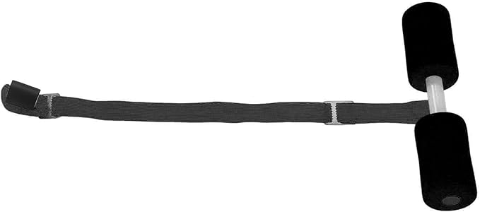 Adjustable Sit Up Bar | Home Abdominal Workout Equipment | No Installation Strength Training Device for Door/Bed Use | Portable Sit Up Assistant for Office & Travel