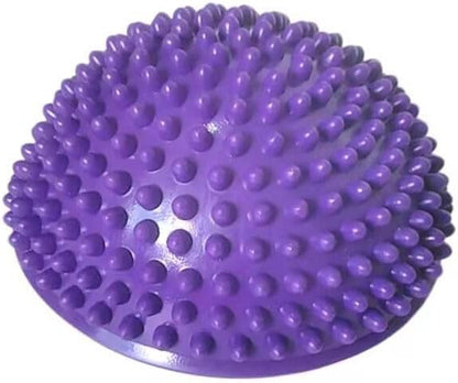 Half Balance Training Ball - Small PVC Semi-Round Stability Trainer with Textured Non-Slip Surface - Balance Board for Core Workouts