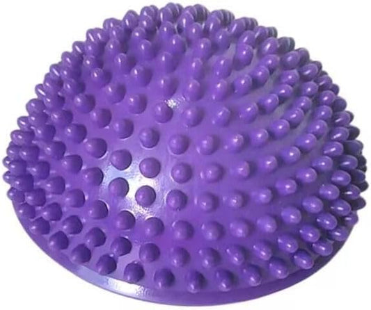 Half Balance Training Ball - Small PVC Semi-Round Stability Trainer with Textured Non-Slip Surface - Balance Board for Core Workouts