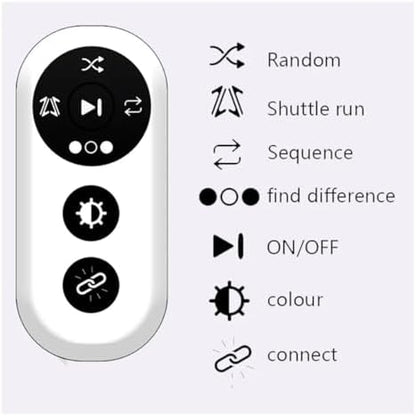 Agile Fitness Reaction Training Light - 4 Modes for Speed, Agility & Hand-Eye Coordination - Enhance Reaction Time & Performance Training Tool