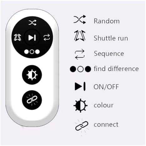 Agile Fitness Reaction Training Light - 4 Modes for Speed, Agility & Hand-Eye Coordination - Enhance Reaction Time & Performance Training Tool