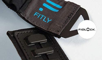 FITLY Minimalist Running Pack - Fitness Backpack Phone Holder, Storage, Thoracic Belt - Carry Personal Items - Running Gear for Men & Women - Lightweight Hydration Water Backpack