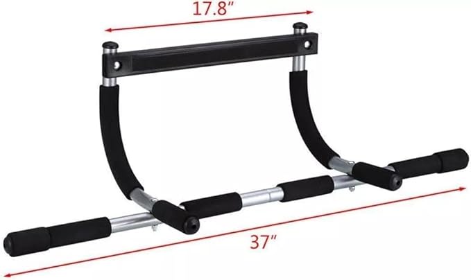 Pull Up Bar for Doorway | Max Limit 330 lbs Upper Body Fitness Workout Bar| Multi-Grip Strength for Doorway | Indoor Chin-Up Bar Fitness Trainer for Home Gym Portable