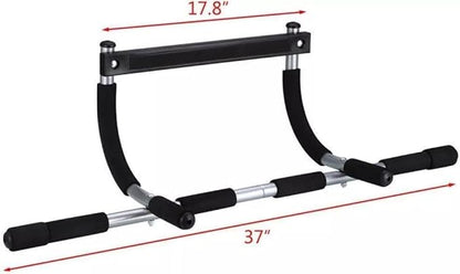 Pull Up Bar for Doorway | Max Limit 330 lbs Upper Body Fitness Workout Bar| Multi-Grip Strength for Doorway | Indoor Chin-Up Bar Fitness Trainer for Home Gym Portable