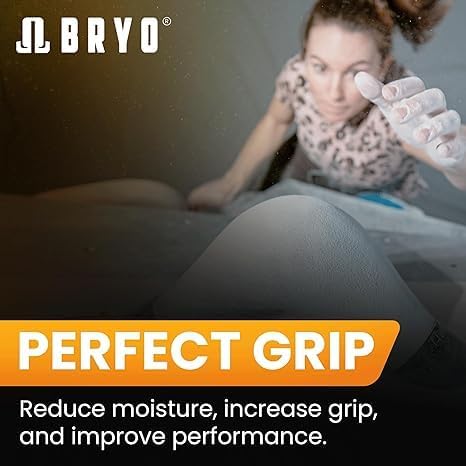 BRYO Spartan Grip Loose Chalk Bag Refill - 14.1oz - Premium Sports Chalk for Enhanced Grip - Ideal for Weightlifting, Climbing, Gymnastics, and More