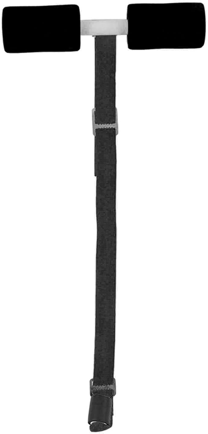 Adjustable Sit Up Bar | Home Abdominal Workout Equipment | No Installation Strength Training Device for Door/Bed Use | Portable Sit Up Assistant for Office & Travel