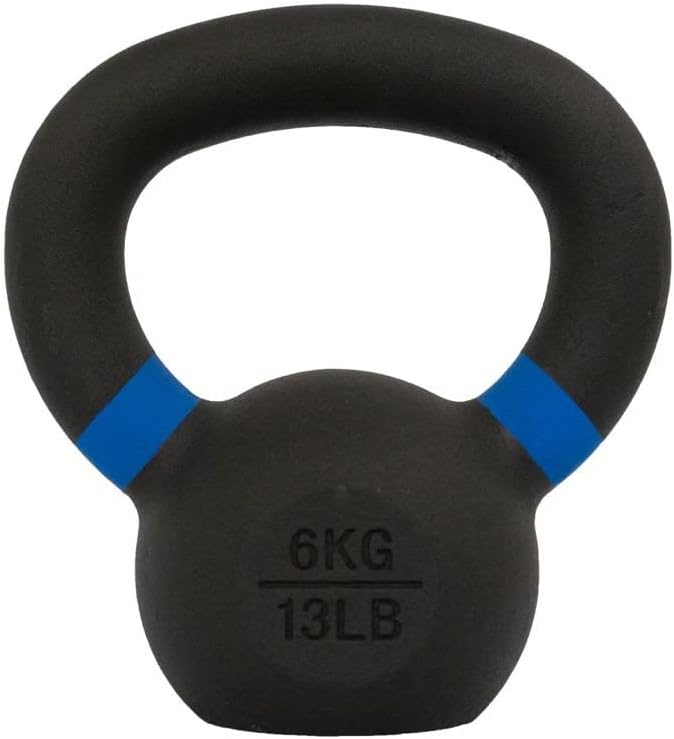 Kettlebell (Powder Coated) - Fitness, Exercise, Strength Training and Weightlifting