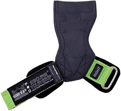 Lifting Grips PRO Weight Gloves Heavy Duty Barbell Gymnastics Straps Alternative to Power Hooks Deadlifts Adjustable Neoprene Padded Wrist Wrap