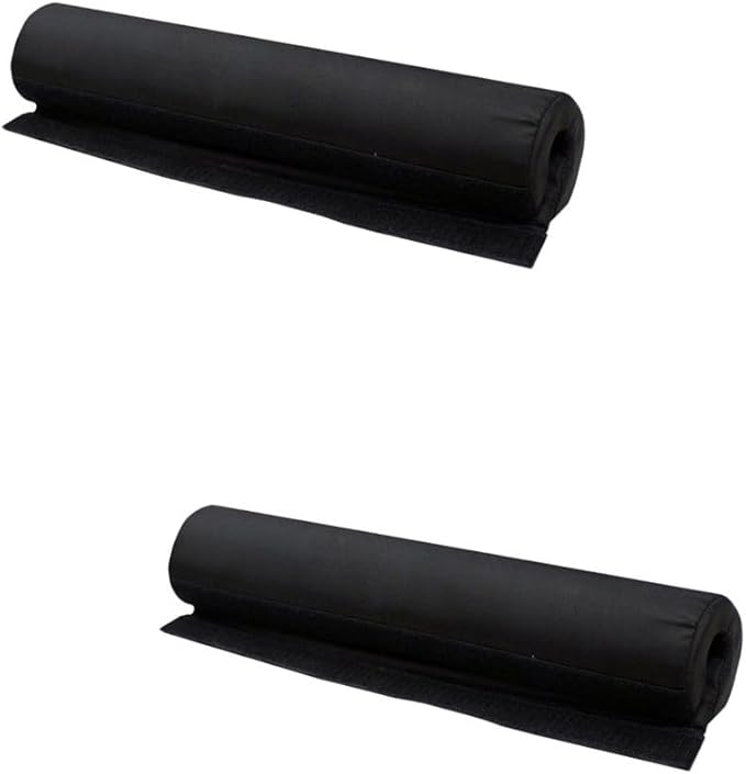 YARNOW Barbell Cushion Exercise Belt Squat Rack para Weights Collar Straps Traction Rope Belts Barbell Neck Pad