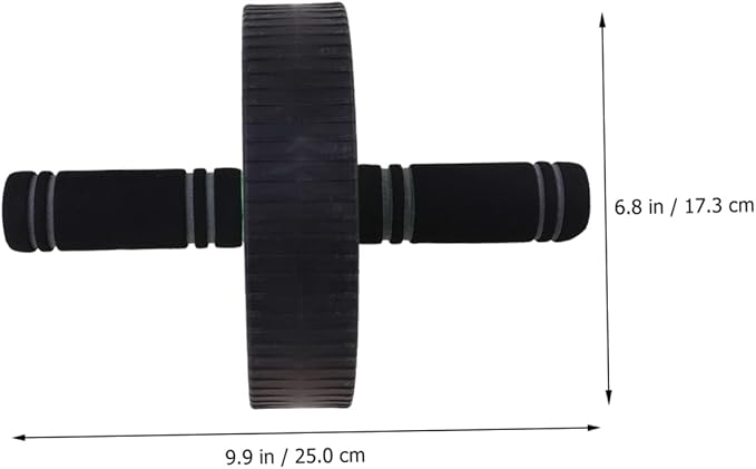 BESPORTBLE Ab Roller Wheel for Home Workout Adjustable Fitness Equipment for Abdominal Exercise Unisex Design Green Color Knee Mat and Accessories