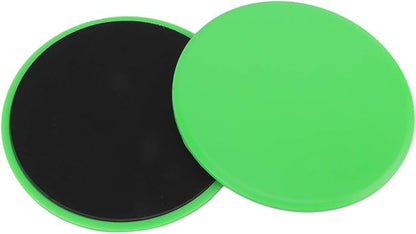 Core Sliders for Full Body Workout | 2Pcs Gliding Discs for Home Gym/Balance Training/Core Strength | Portable Exercise Sliders, Green