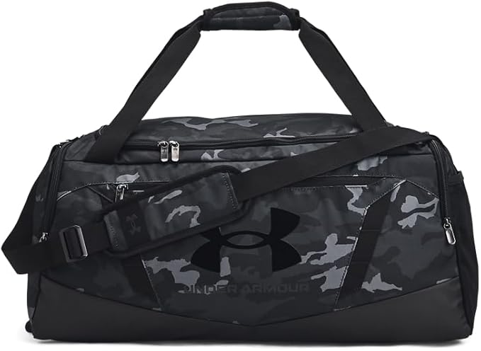 Under Armour Unisex-Adult Undeniable 5.0 Duffle, (010) Black/Black/Black, One Size Fits Most