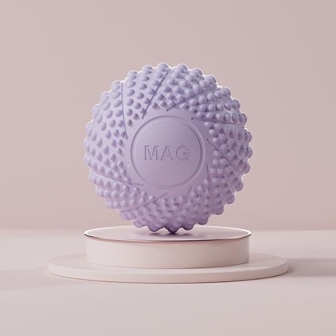 Magnetic Massage Ball - Deep Tissue Muscle Relief & Myofascial Release (2.5 Inch) (Purple)