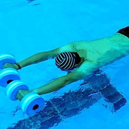 Eanpet Sports Water Weights for Pool Exercise Water Aerobics Equipment Combo Set High Density Aquatic Exercise Dumbbells Aqua Pool Fitness