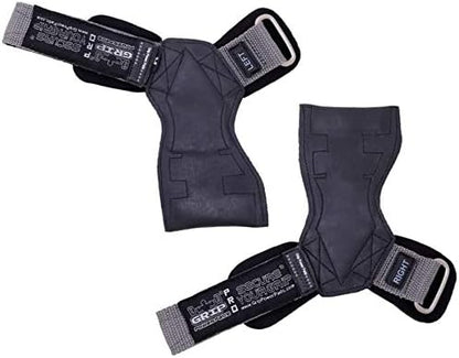 Lifting Grips PRO Weight Gloves Heavy Duty Barbell Gymnastics Straps Alternative to Power Hooks Deadlifts Adjustable Neoprene Padded Wrist Wrap