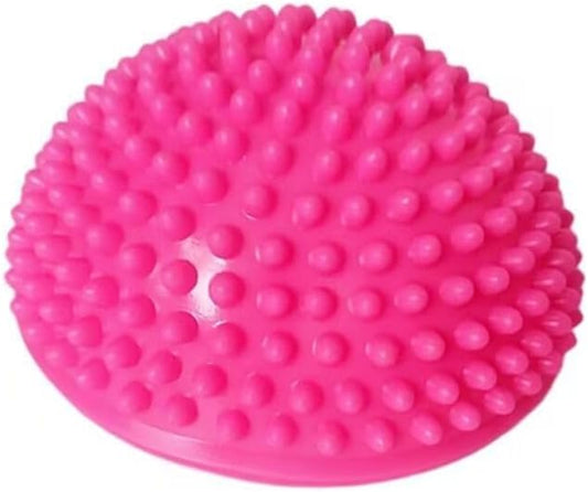 Half Balance Training Ball - Small PVC Semi-Round Stability Trainer with Textured Non-Slip Surface - Balance Board for Core Workouts