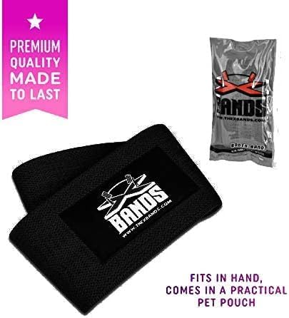 The X Bands Exercise Resistance Bands - Non-Slip Extra Thick Fabric Hip Loop Booty Bands - 20, 30, 40, 50 lb - Fitness Workout for Legs, Butt Training, Stretching, Yoga