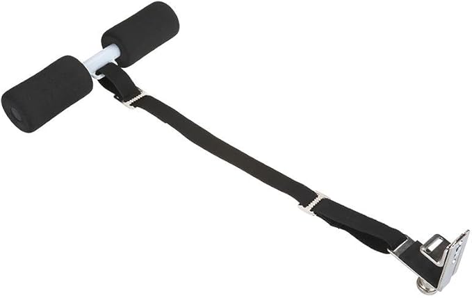 Dioche Bed Sit Up, Portable Fitness Sit Up Exercise Home Workout Equipment for Bodybuilding(Black)