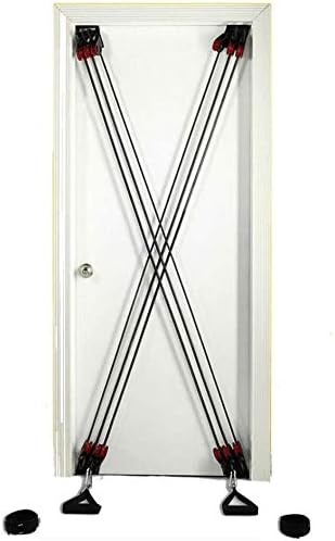 X-Factor Door Gym, Bodyweight Resistance Training Straps, Gym Equipment for Home with Fitness Guide, Fitness Door Trainer Tension Trainer for Exercise and Resistance Bands, Stronger Body
