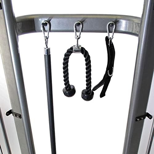 TKO Functional Trainer 9050 - Black Steel Functional Trainer with 420 lbs Resistance