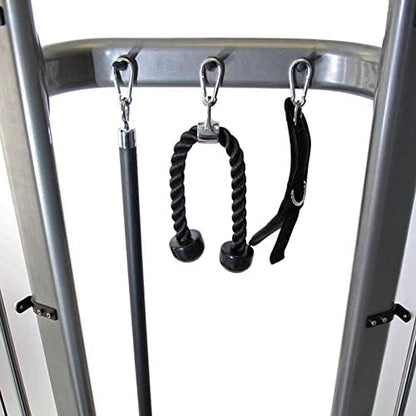 TKO Functional Trainer 9050 - Black Steel Functional Trainer with 420 lbs Resistance