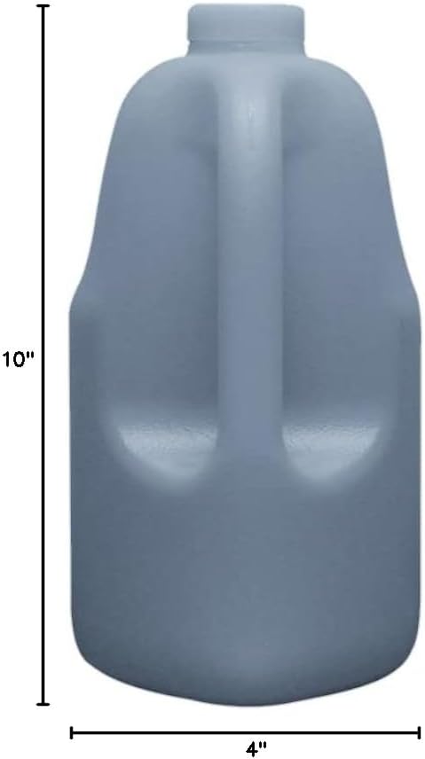Gallon Gear HALF-GALLON LARGE WATER BOTTLE | BPA-FREE PLASTIC | REUSABLE WATER JUG | HYDRATION WATER BOTTLE FOR MEN & WOMEN | GYM, SPORTS, TRAINING & FITNESS (GREY)