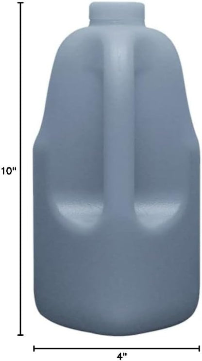 Gallon Gear HALF-GALLON LARGE WATER BOTTLE | BPA-FREE PLASTIC | REUSABLE WATER JUG | HYDRATION WATER BOTTLE FOR MEN & WOMEN | GYM, SPORTS, TRAINING & FITNESS (GREY)